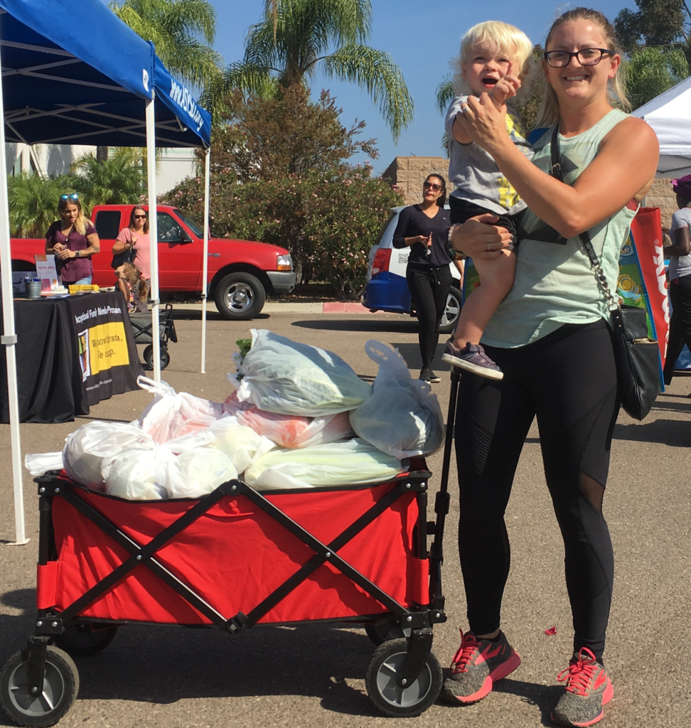 Savannah and Ronin with Wagon Filled with Food - Jacobs ...