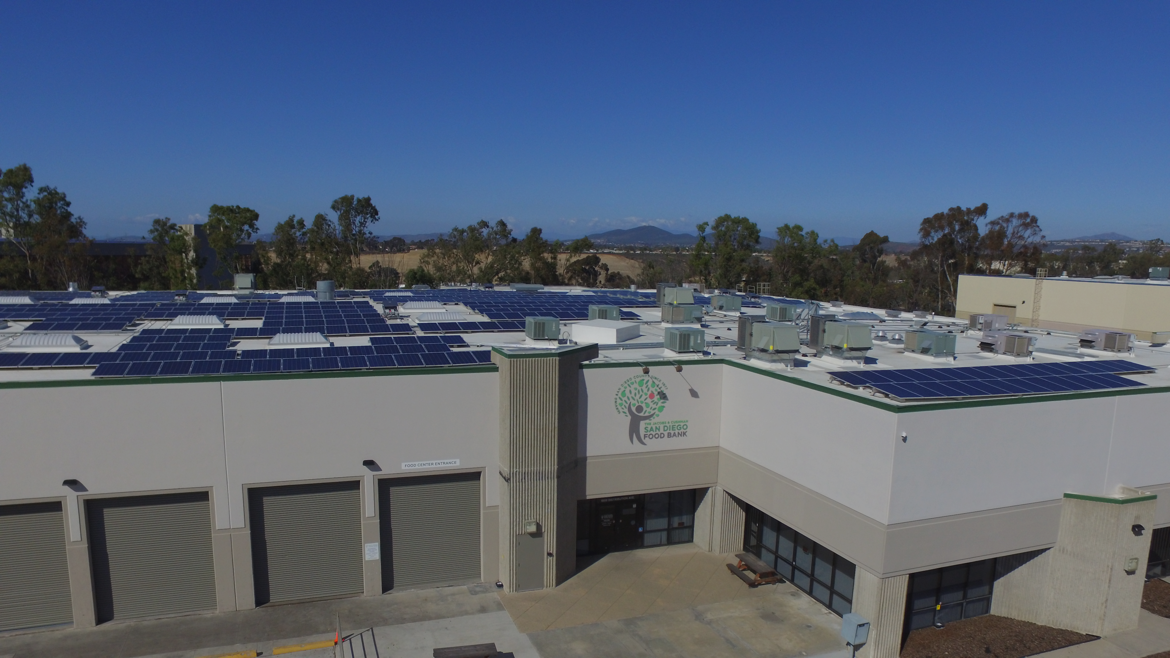 Solar_Panels_on_Roof_of_SDFB_Warehouse Jacobs & Cushman San Diego Food Bank