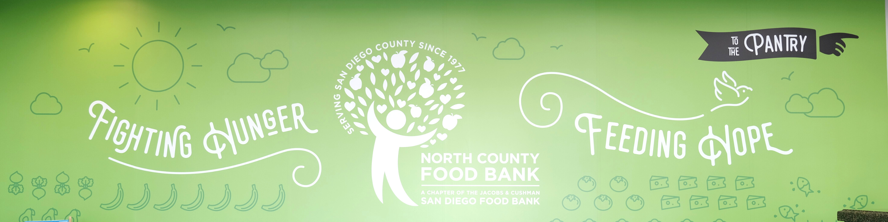 Families and Seniors Receive Help from the Food Bank Jacobs & Cushman