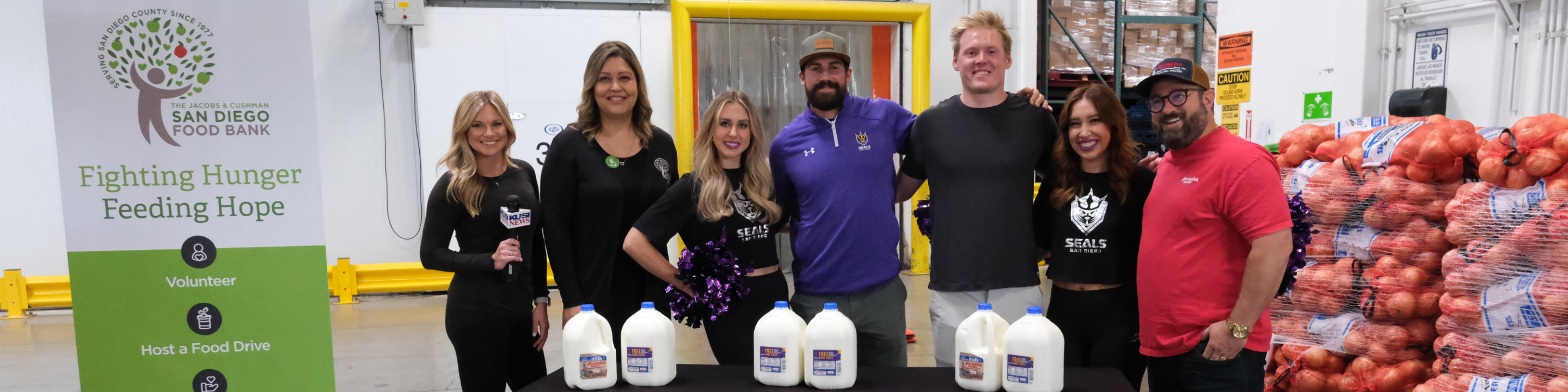 San Diego Seals Hollandia Dairy Donation