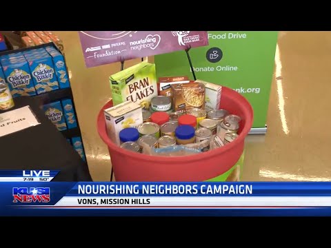 Support the San Diego Food Bank Through the Albertsons Vons Nourishing Neighbors Campaign